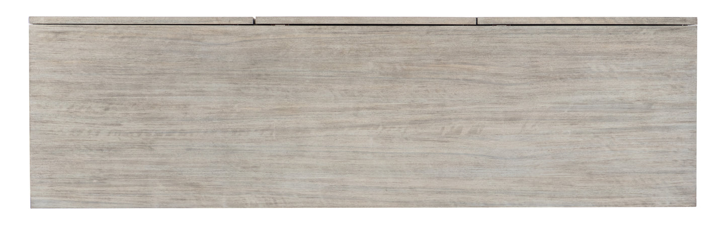 Melange ground perspective credenza