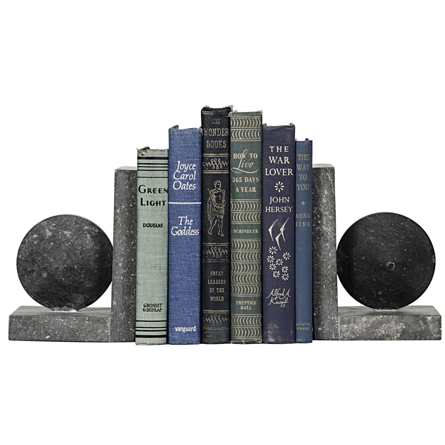 Marble bookends