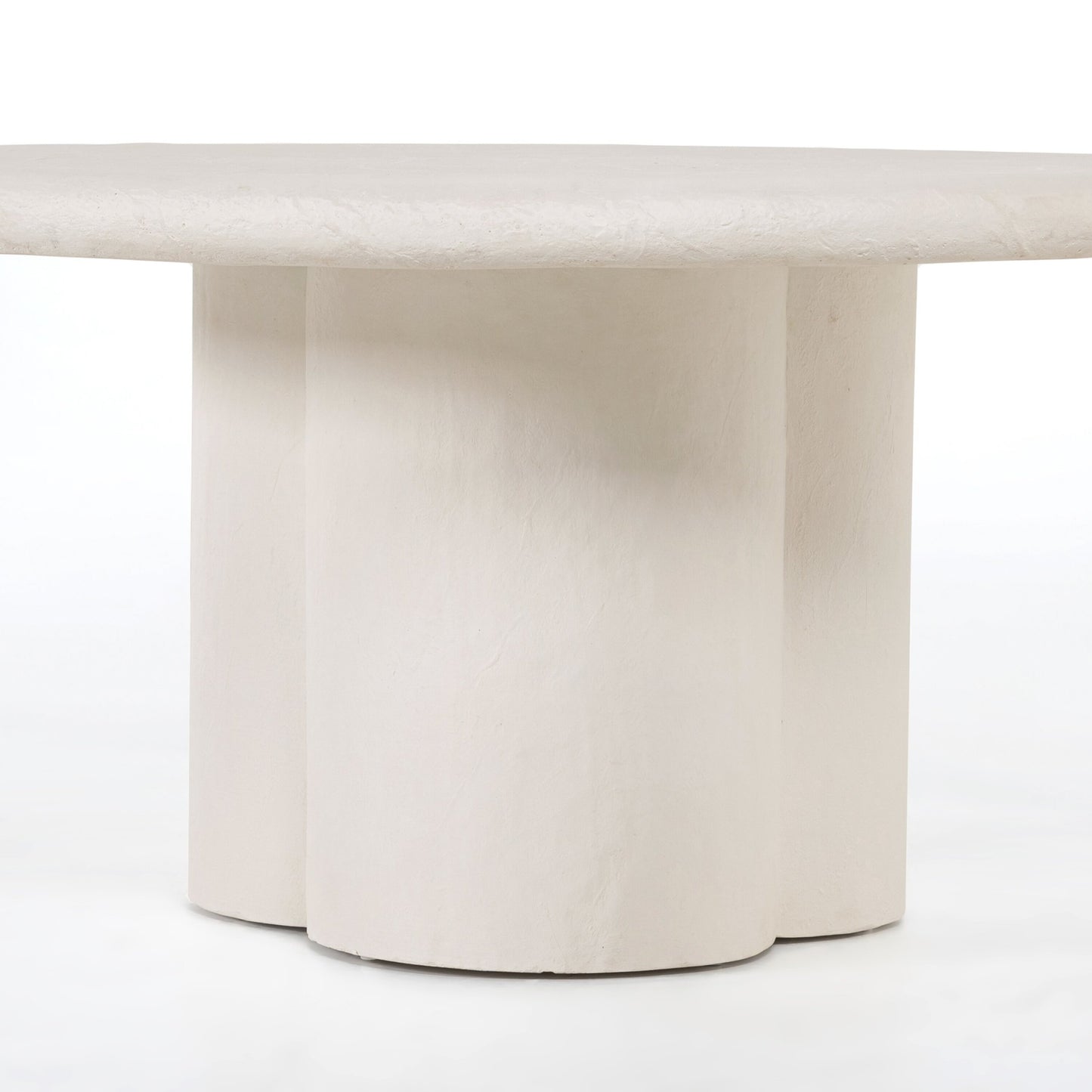 Grano dining table-plaster molded concte