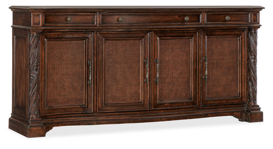 Charleston four door-three drawer buffet