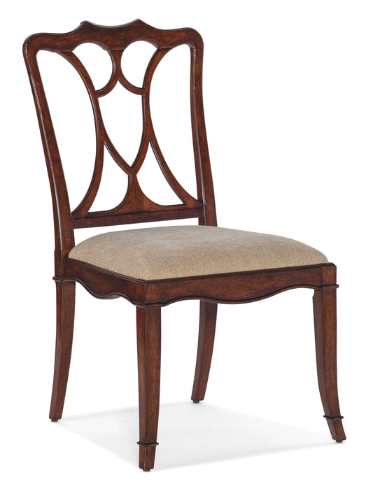 Charleston upholstered seat side chair-2 per carton/price ea