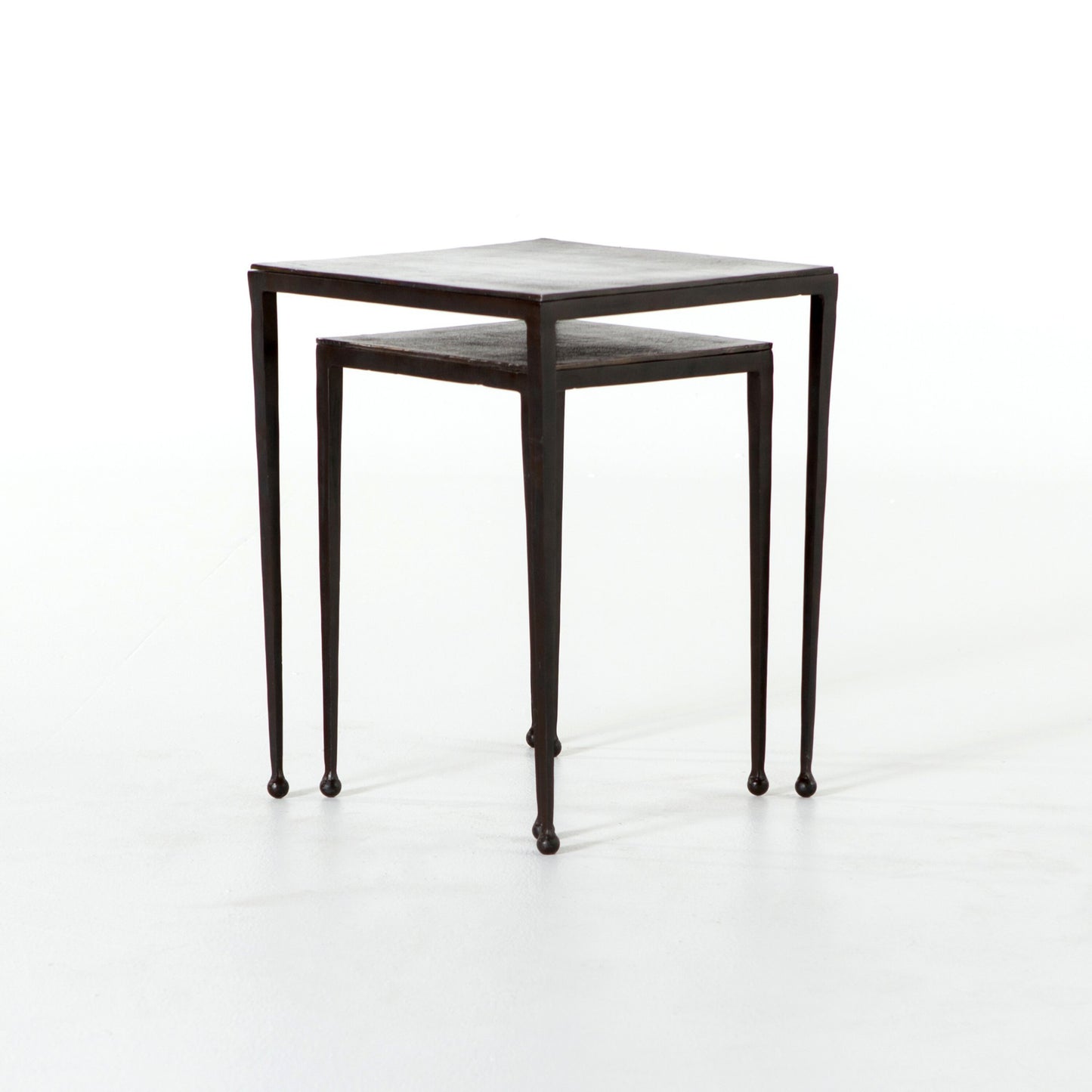 Dalston nesting end tables-antique rust