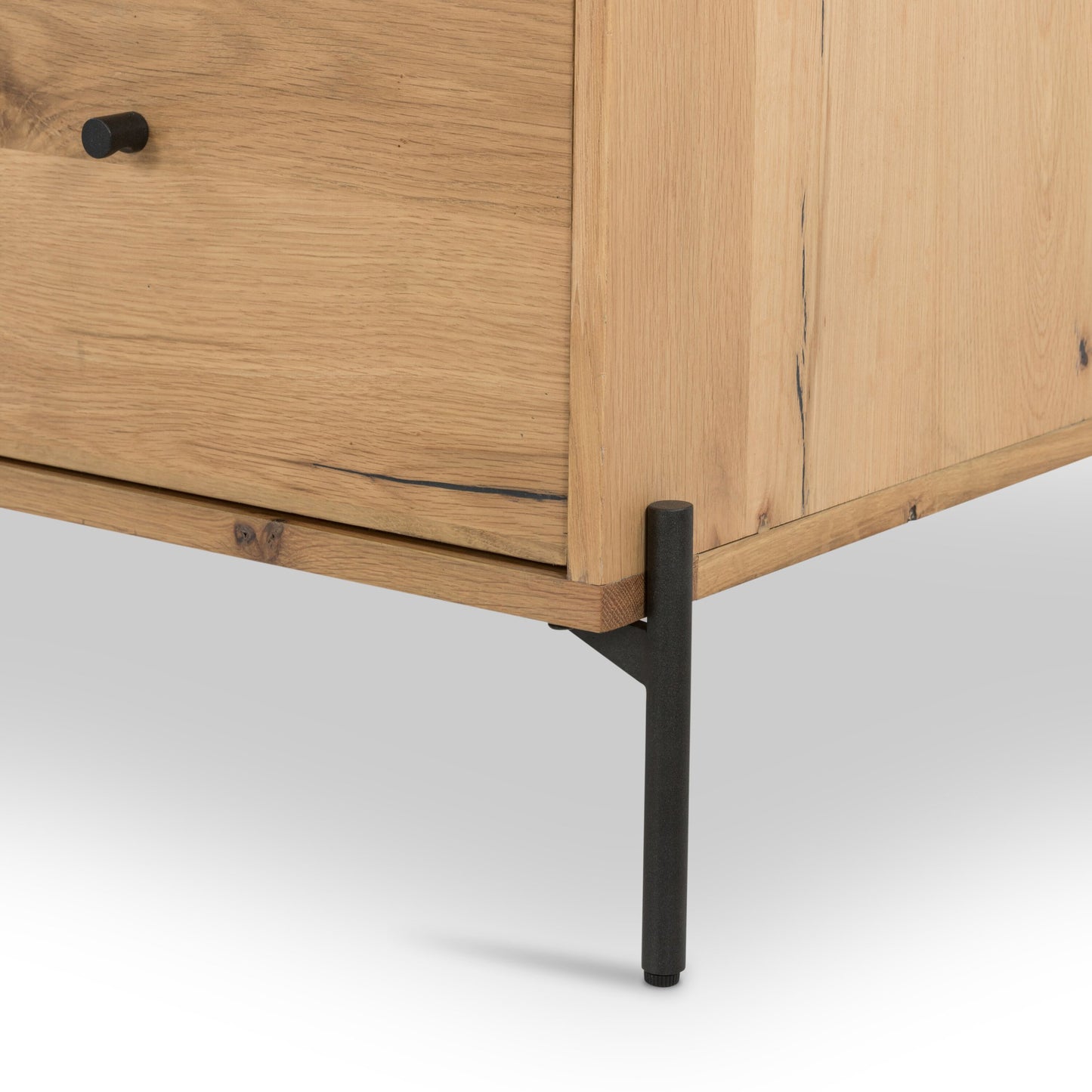 Eaton executive desk-light oak resin