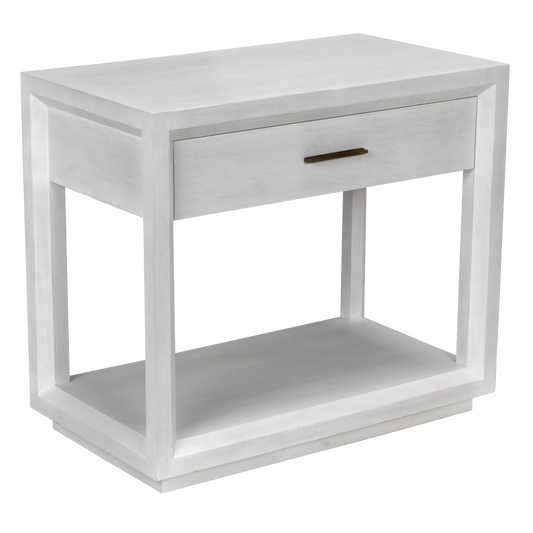 Antony side table, white wash