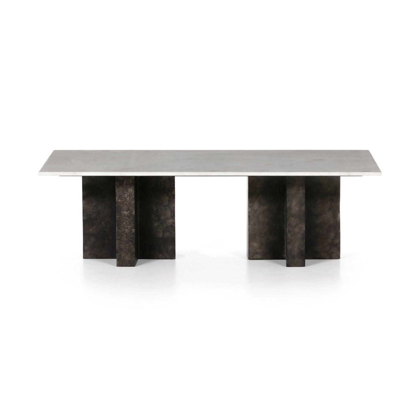 Terrell coffee table-raw black