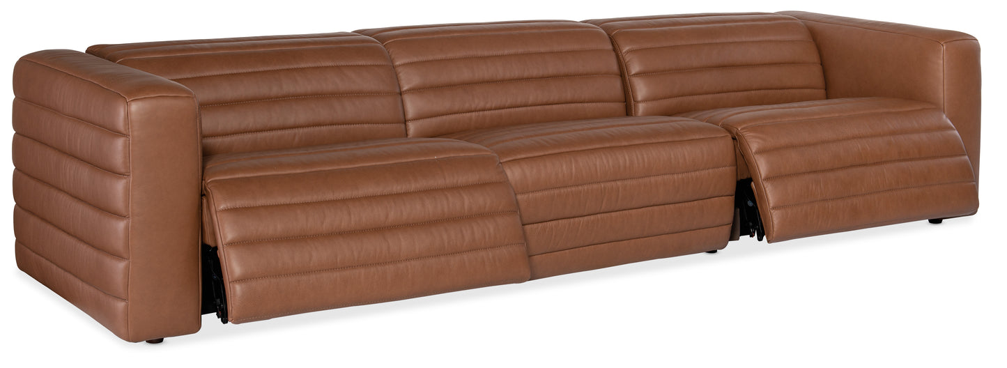 Chatelain 3-piece power sofa with power headrest