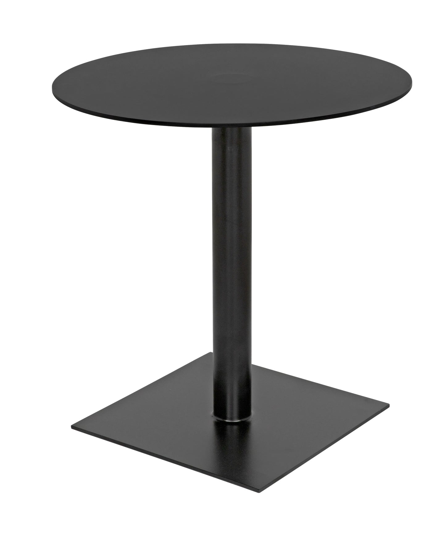 Mies side table, black steel