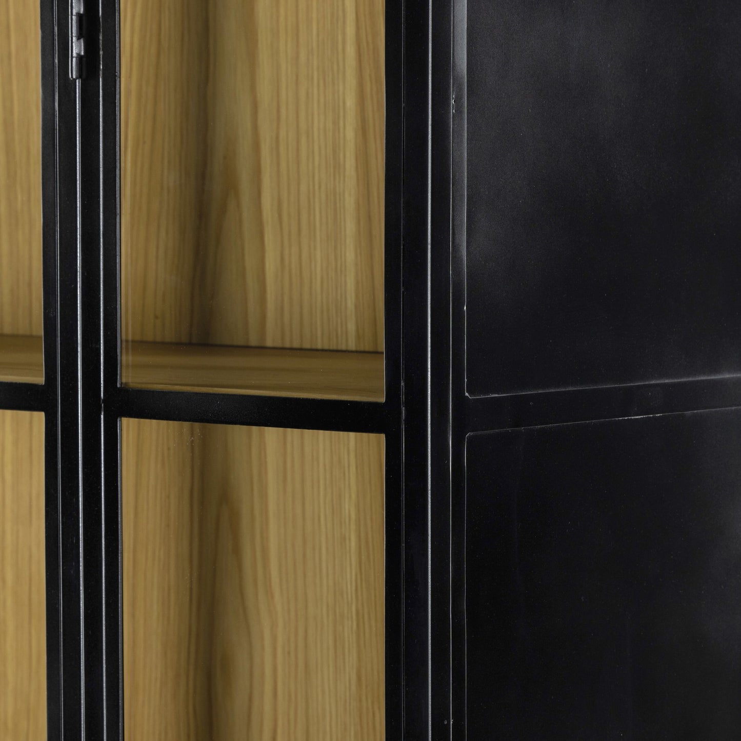 Belmont cabinet oak-black