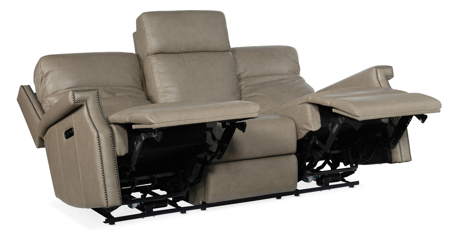 Vaughn zero gravity sofa with power headrest