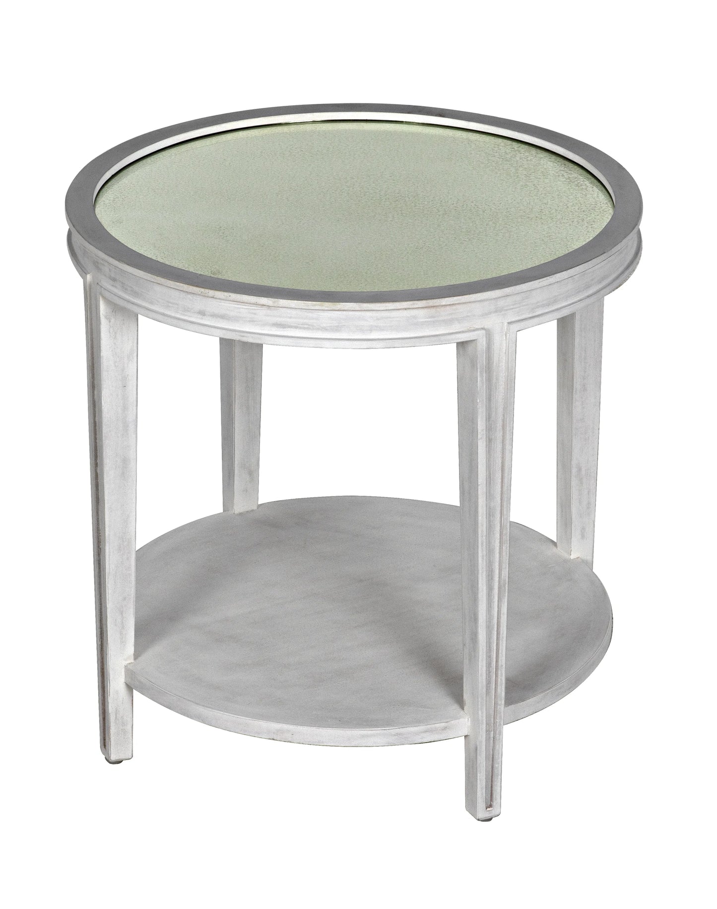 Imperial side table, white wash