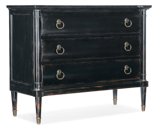 Charleston three drawer chest - armoire base