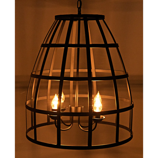 Birdcage pendant 305, black steel