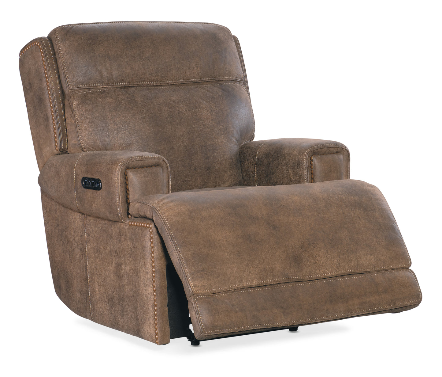 Wheeler power recliner with power headrest