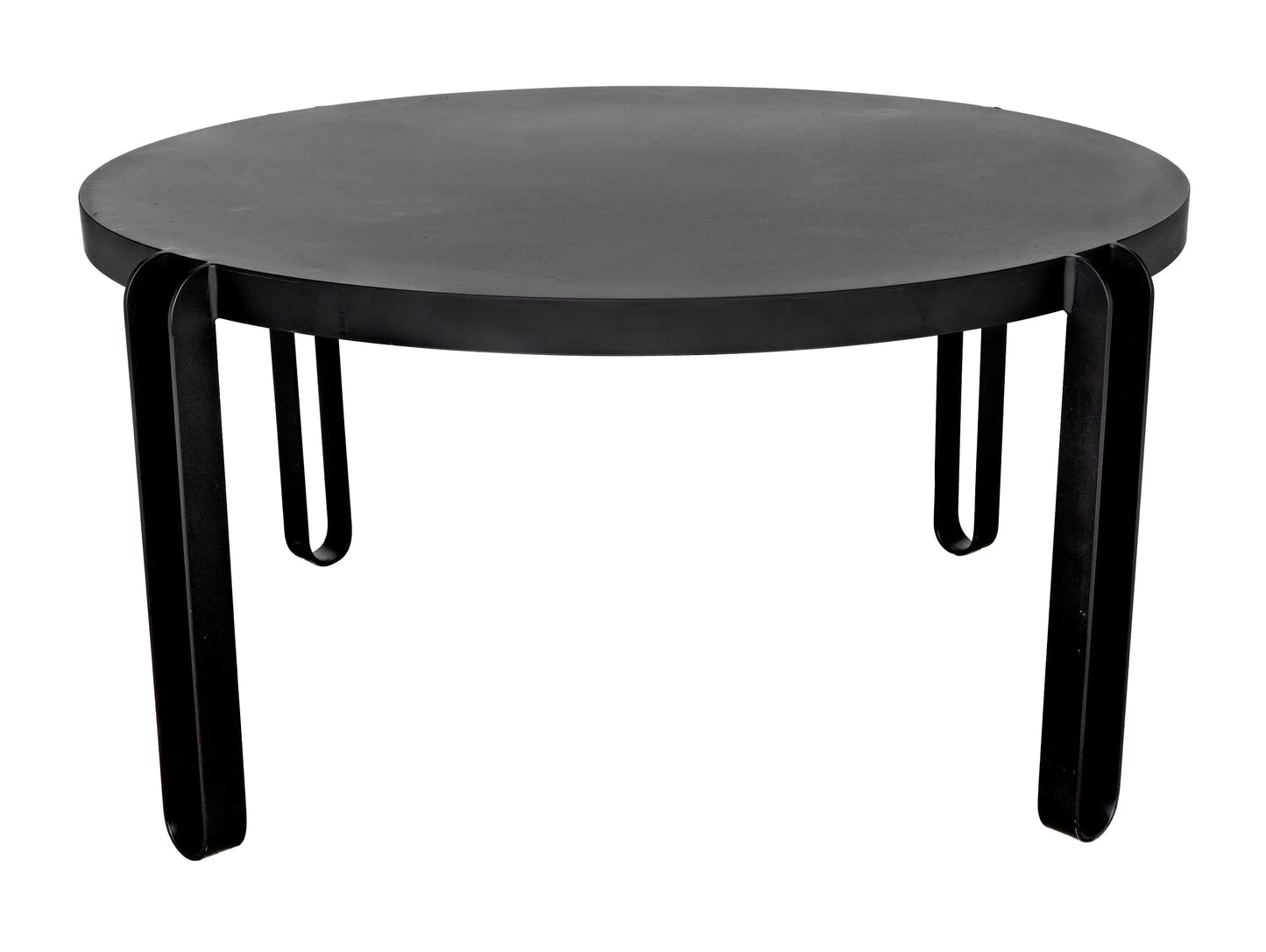 Marcellus dining table, 63", black metal