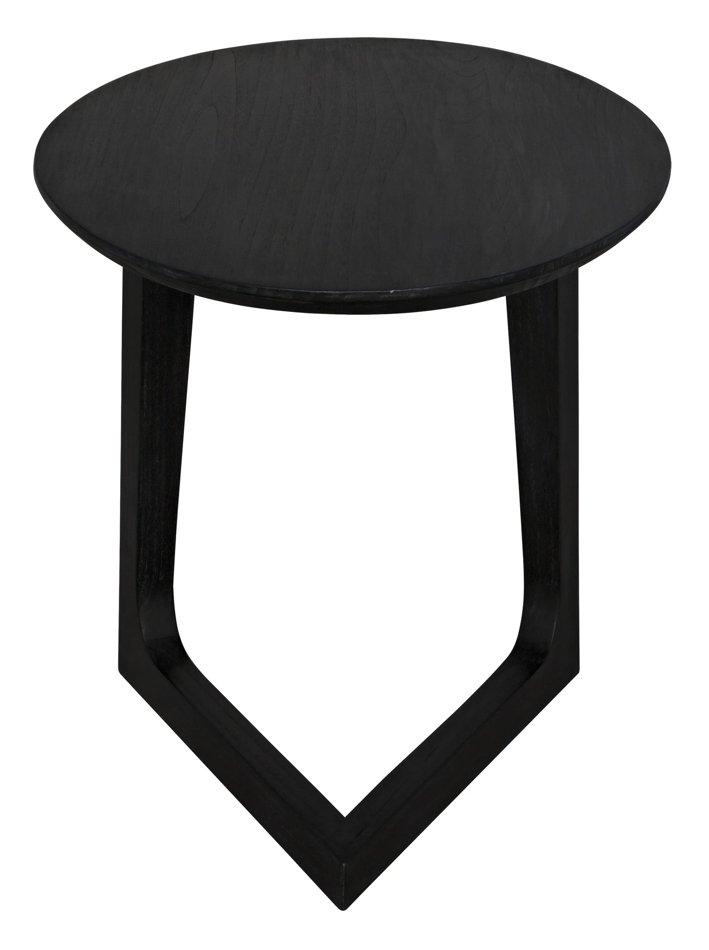 Cantilever table, charcoal black