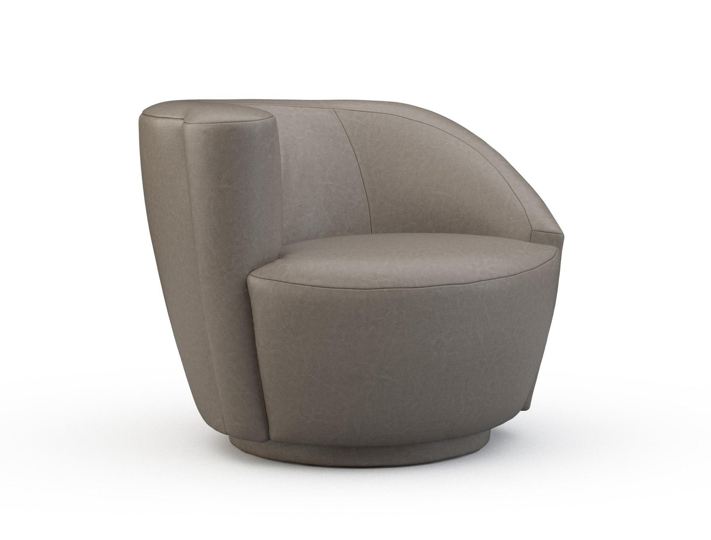 Corkscrew swivel chair left