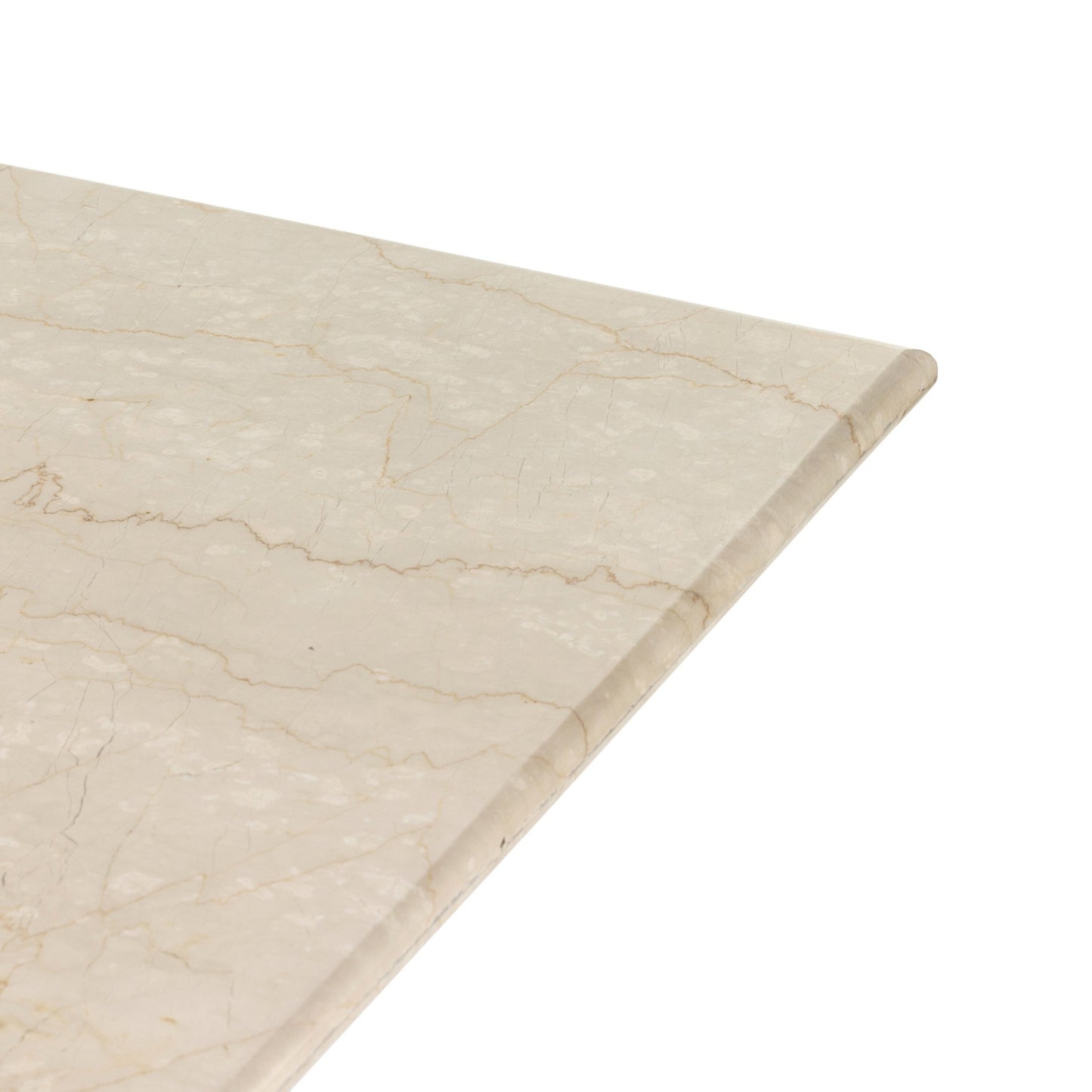 Arum dining table: cream marble