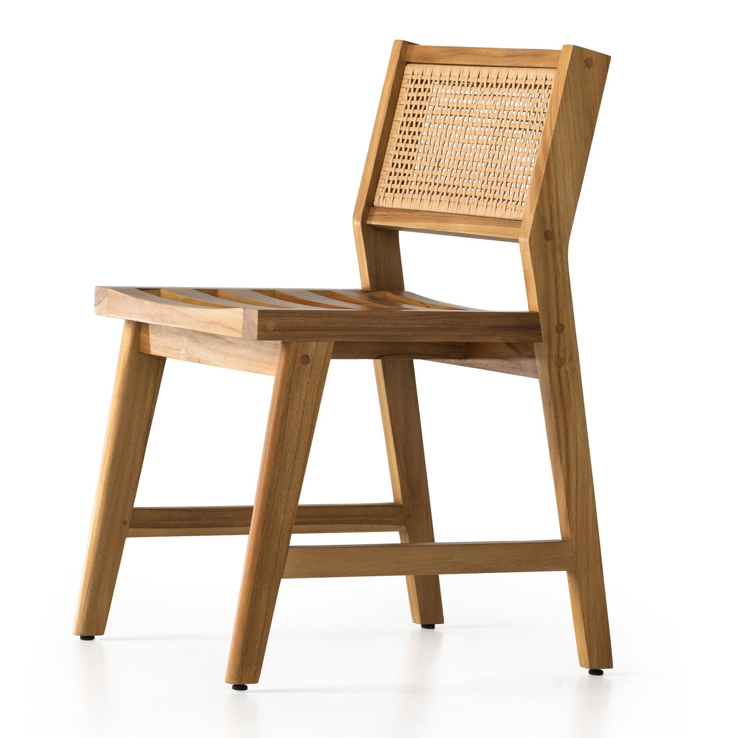 Merit outdoor dining chair-natural teak