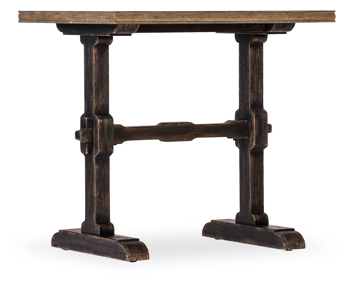 Americana trestle end table