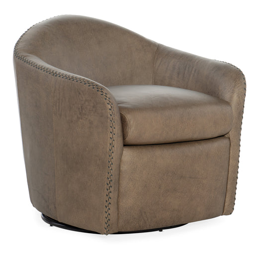 Roper swivel club chair