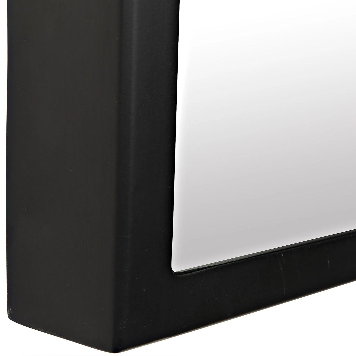 Lazo mirror, black steel