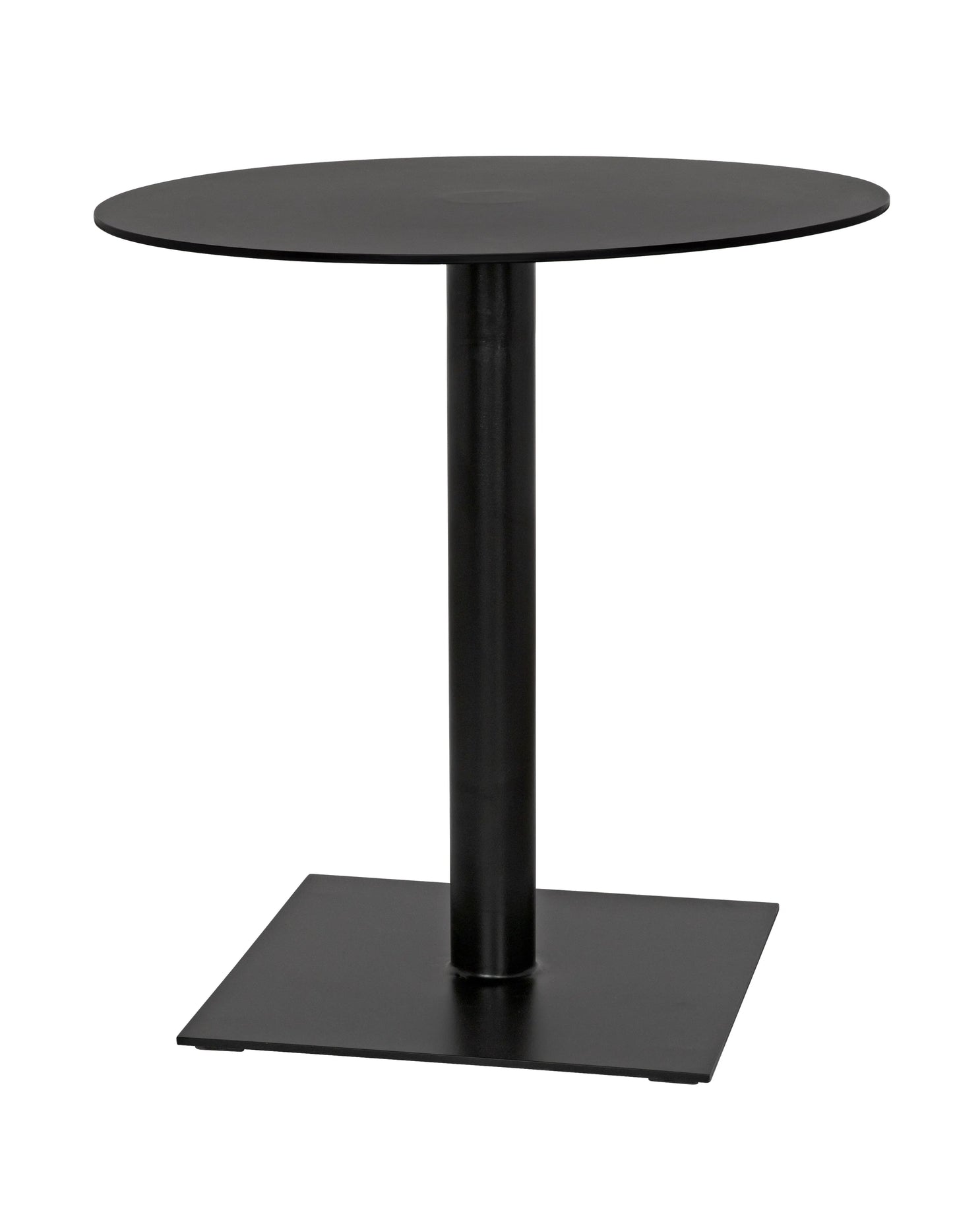 Mies side table, black steel