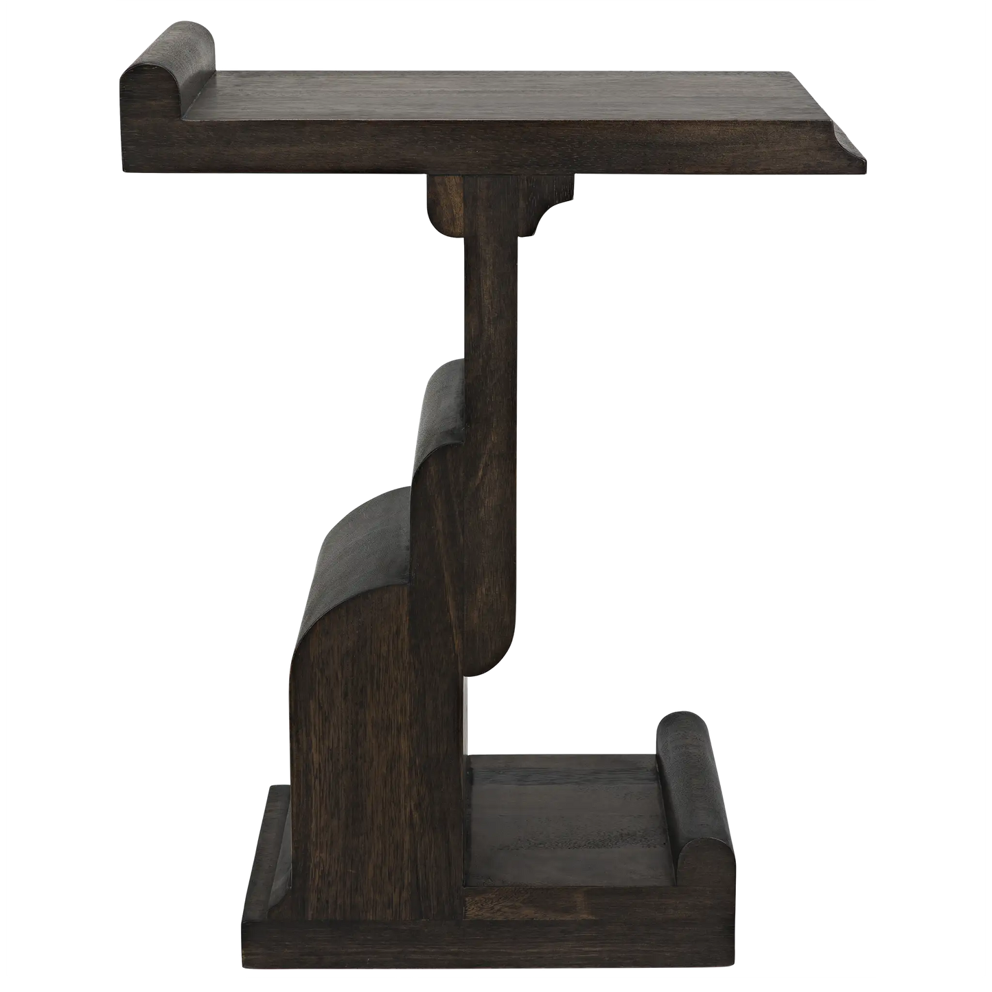 Momo side table, ebony walnut