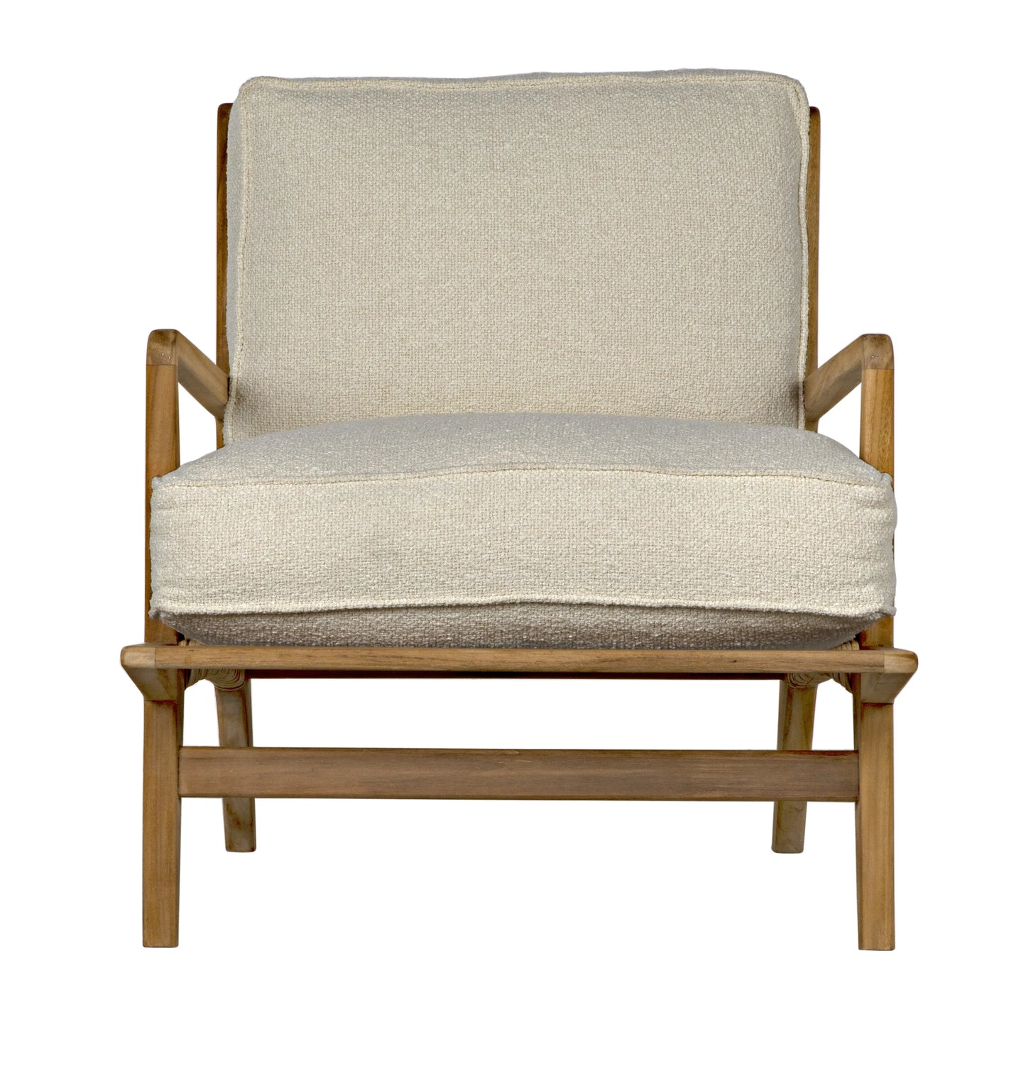 Allister chair, white us made cushions