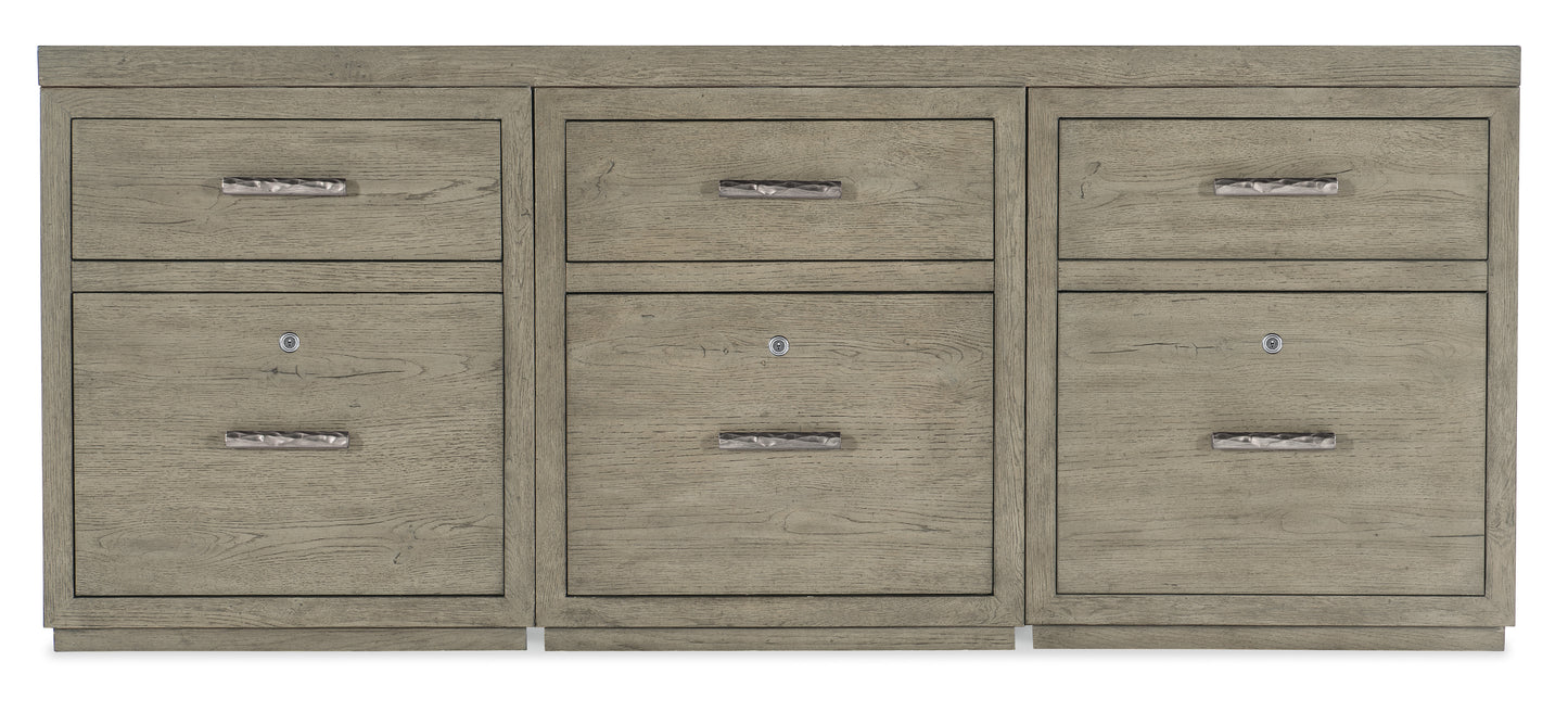 Linville falls 72" credenza with three files