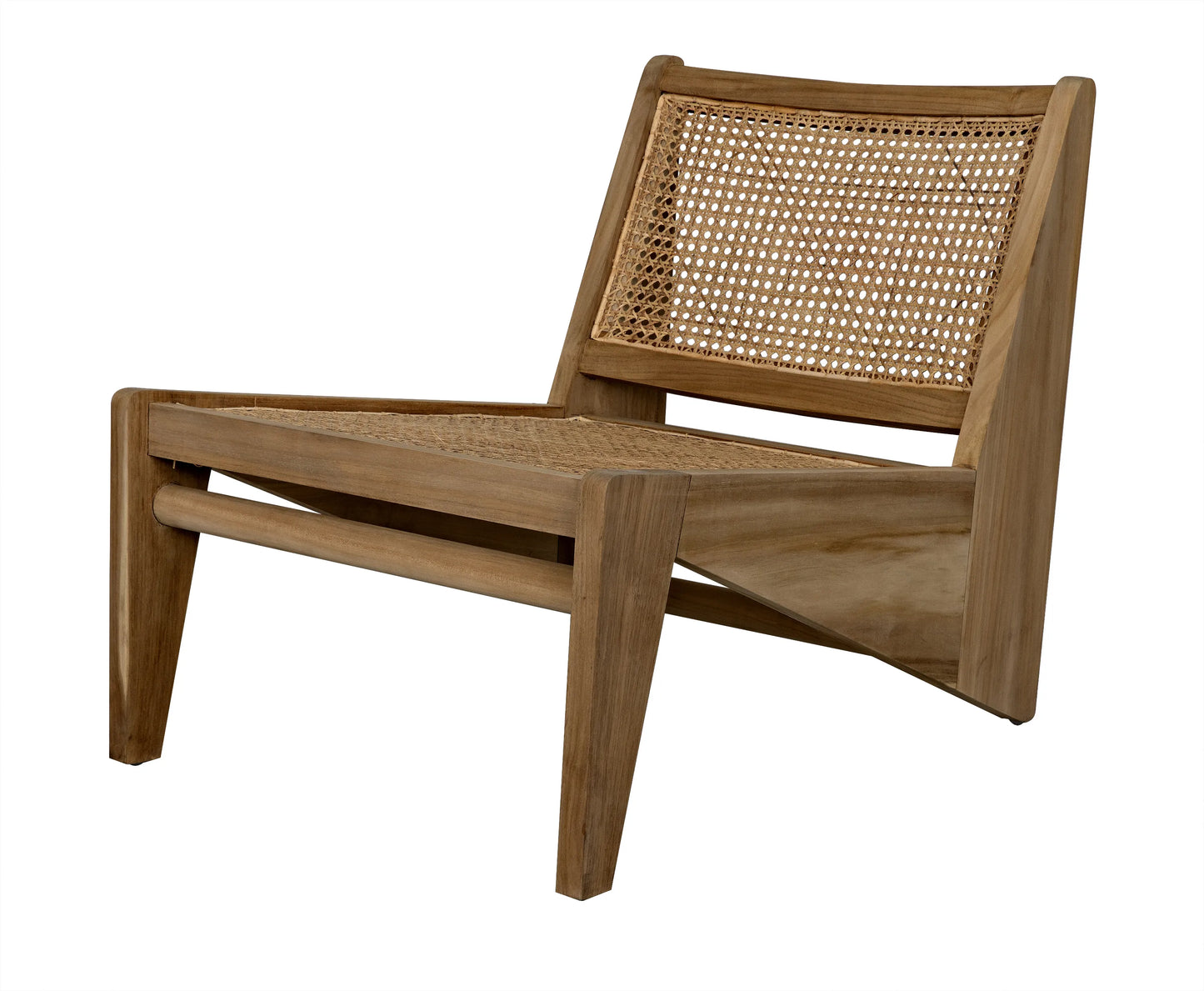 Udine chair with caning, teak