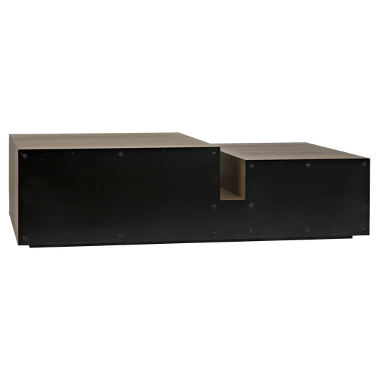 Nido coffee table, black steel