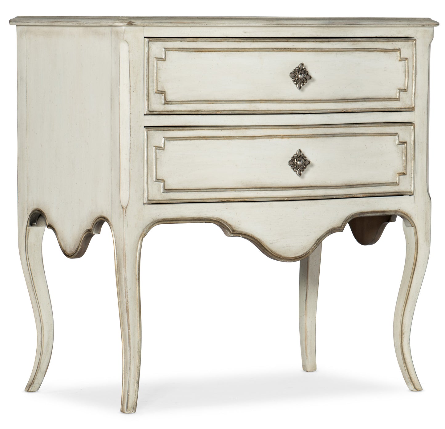 Sanctuary coco en blanc nightstand