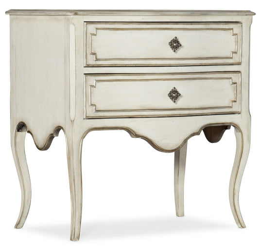 Sanctuary coco en blanc nightstand