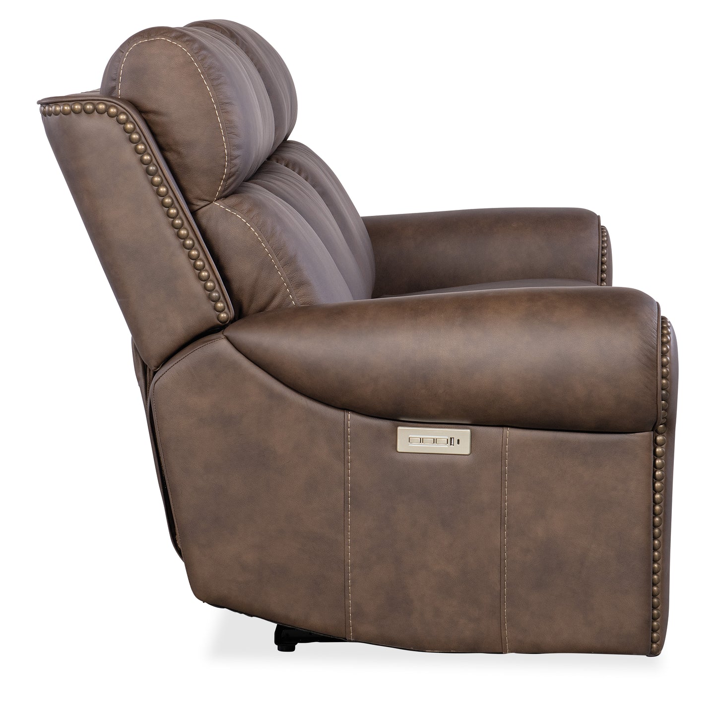 Duncan power sofa w/power headrest & lumbar