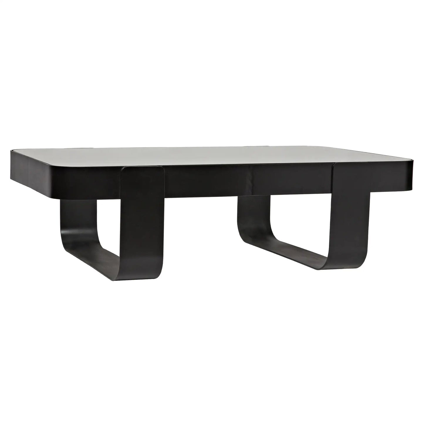 Marshall coffee table, black steel