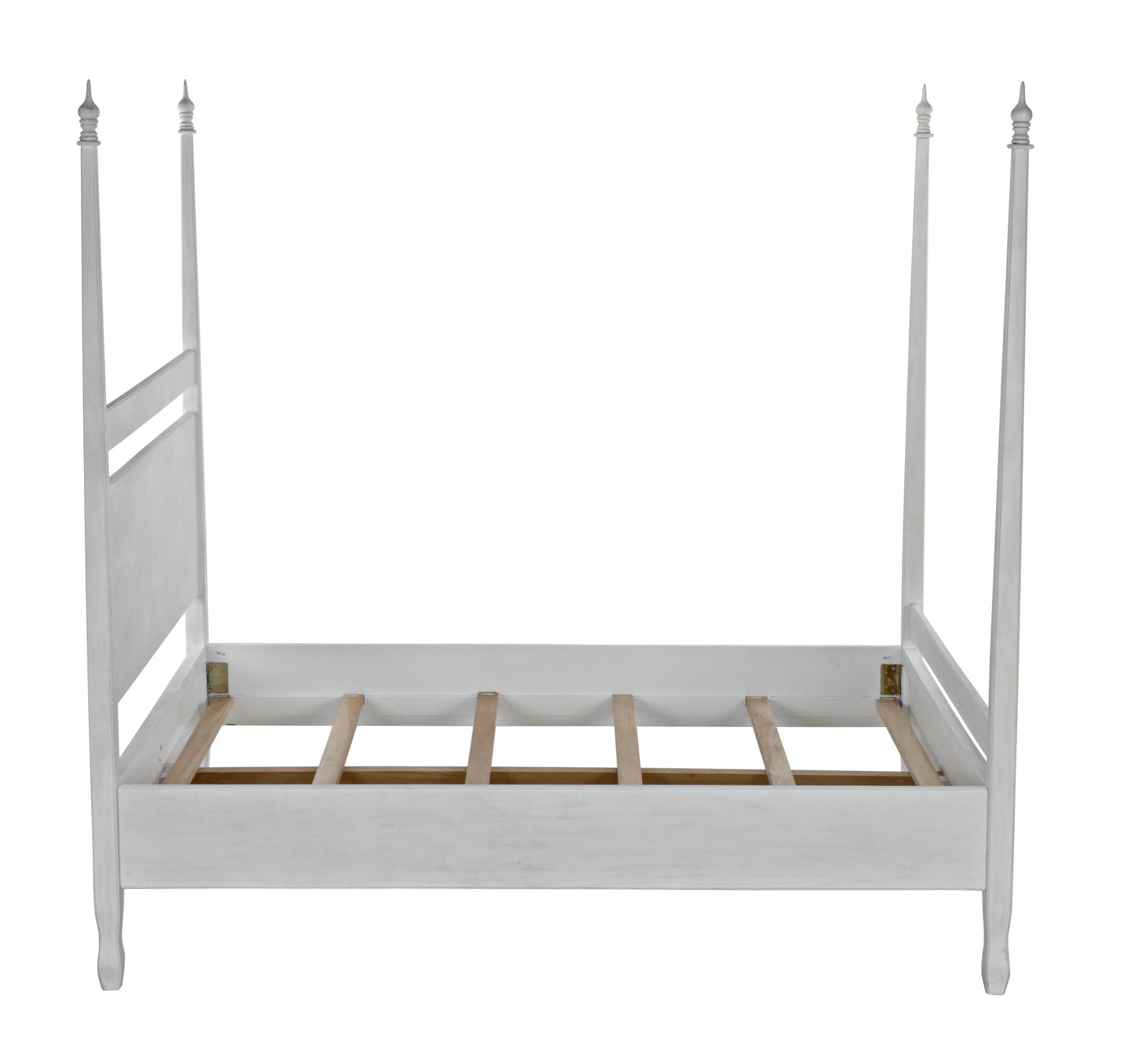 Venice bed, queen, white wash