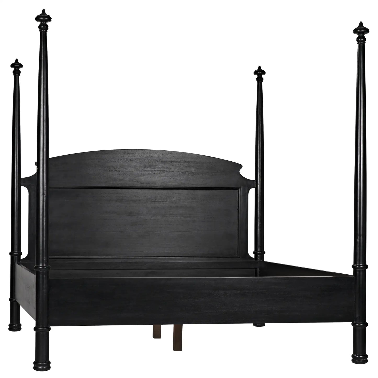 New douglas bed, eastern king, hand rubbed black