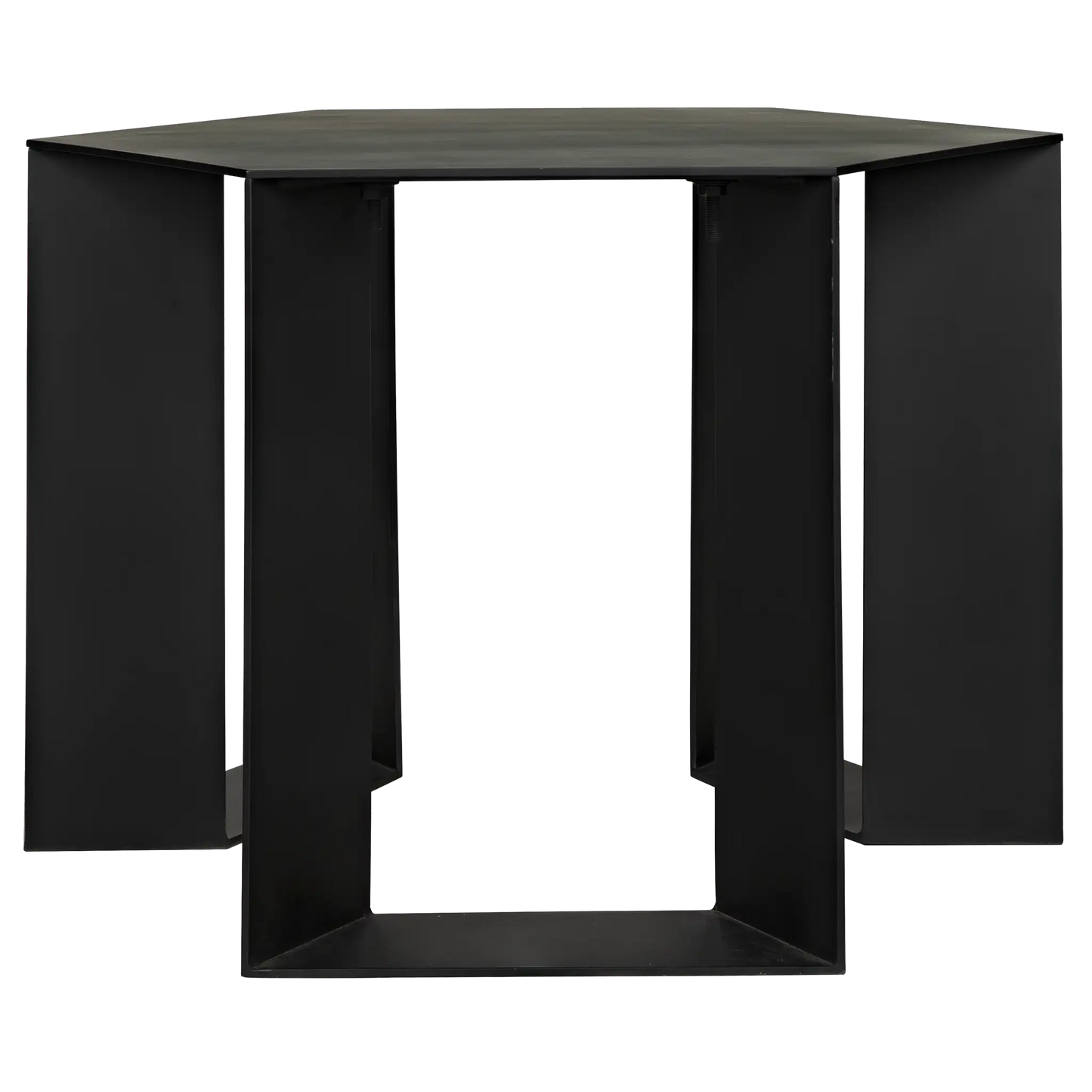 Modicus side table, black steel