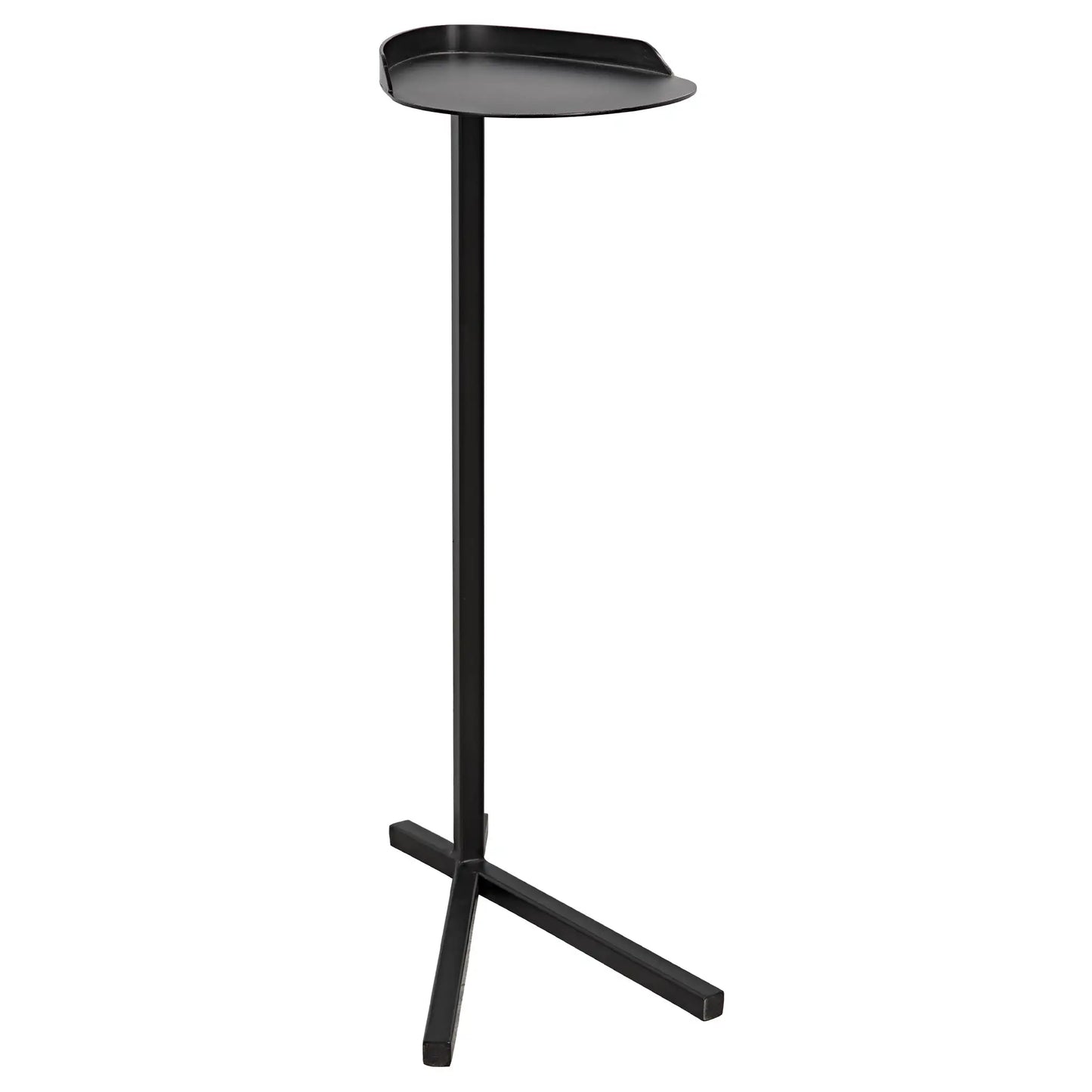 Golem side table, black steel