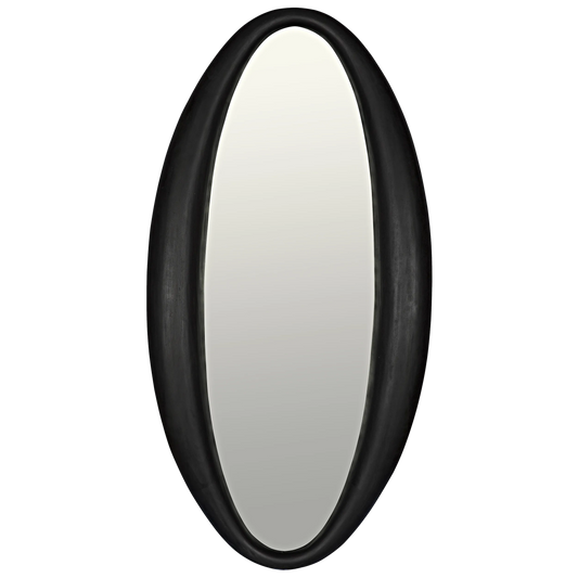 Woolsey mirror, charcoal black