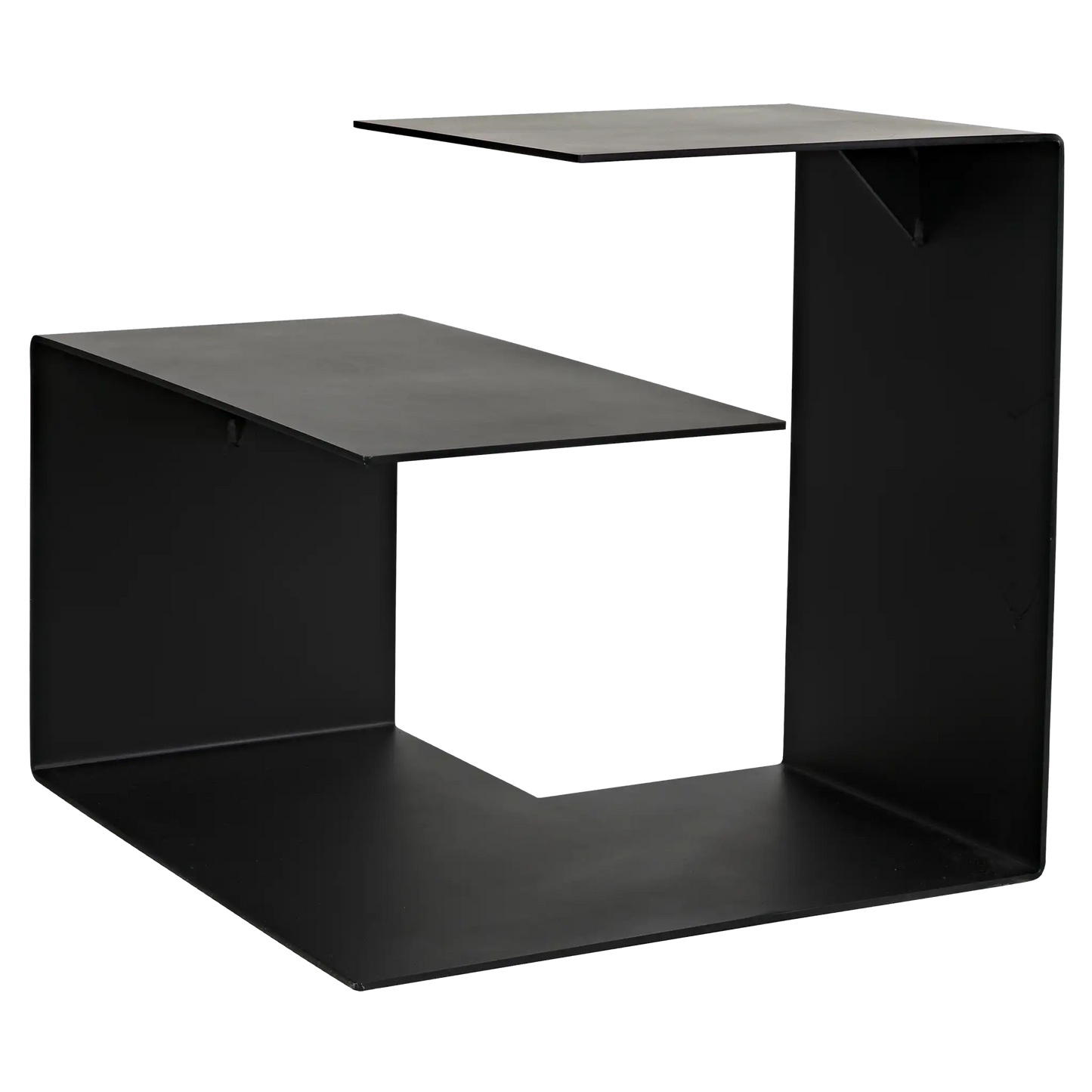 Solo side table, black steel