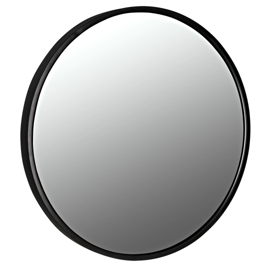 Rani mirror, black steel