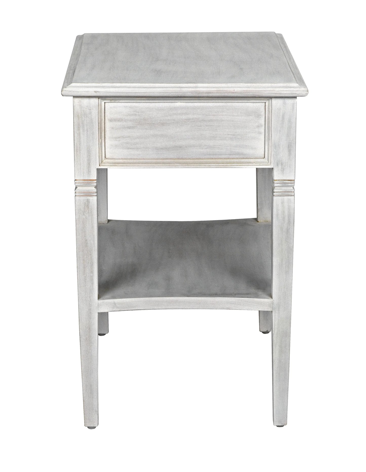 Oxford 1-drawer side table, white wash