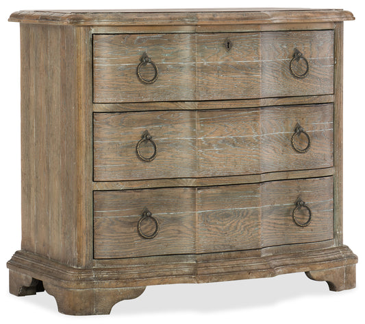 Boheme bastogne three-drawer nightstand