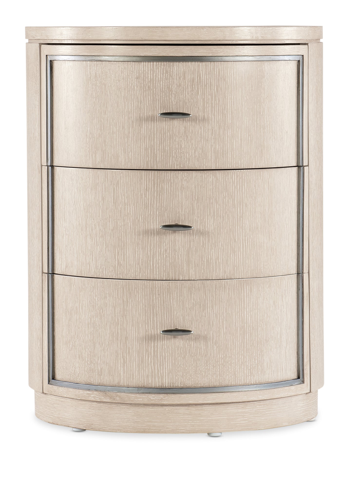 Nouveau chic round nightstand