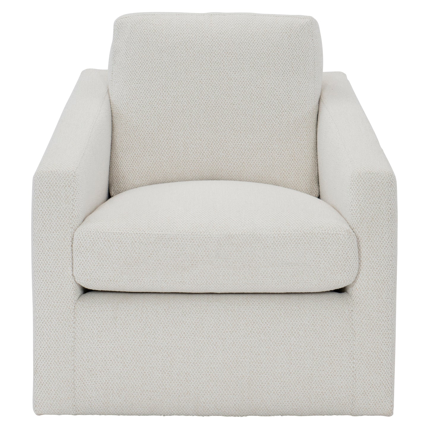 Landry fabric swivel chair