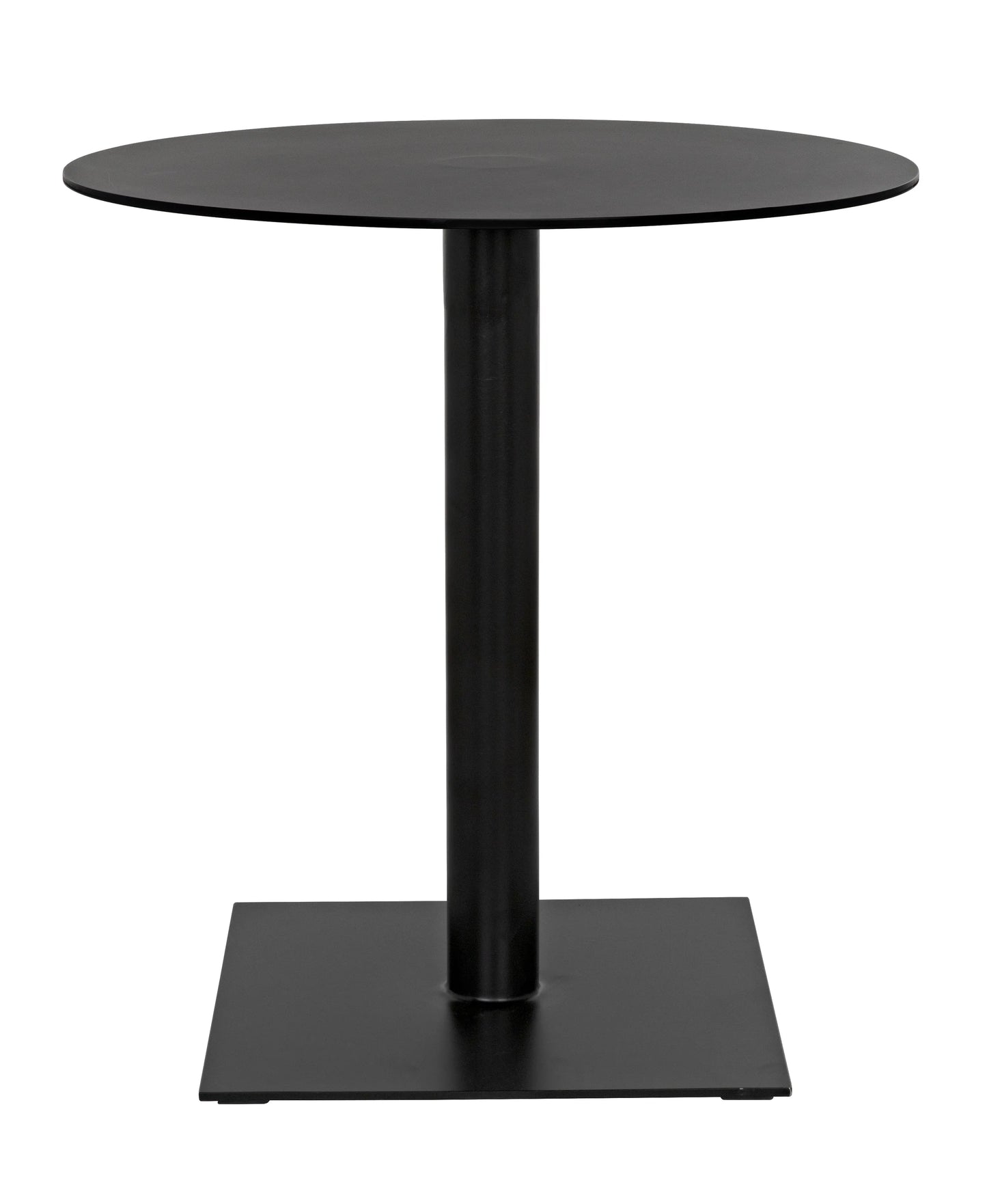 Mies side table, black steel