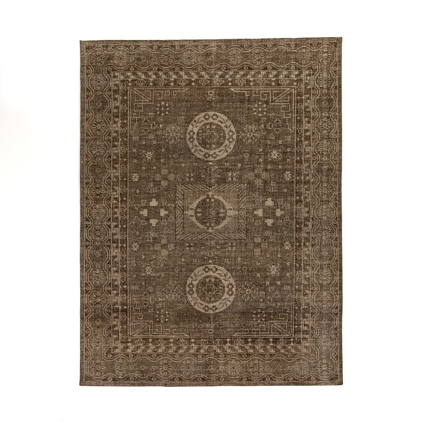 Cortona hand knotted rug-olive-8'x10'