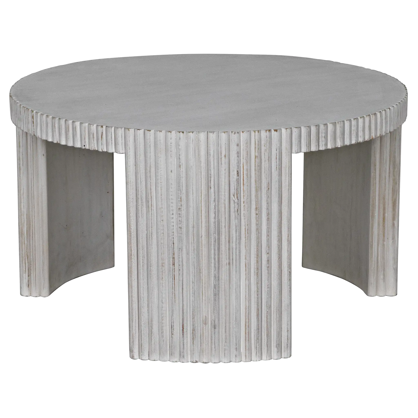 Jgor side/coffee table, white wash