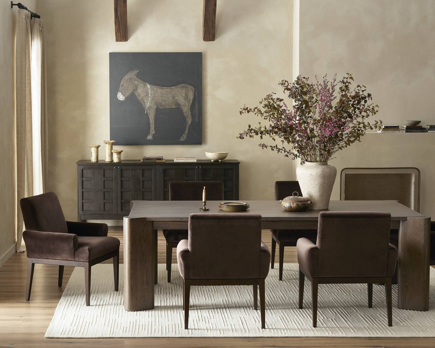 Bryland dining chair: surrey cocoa-coco nettlewood